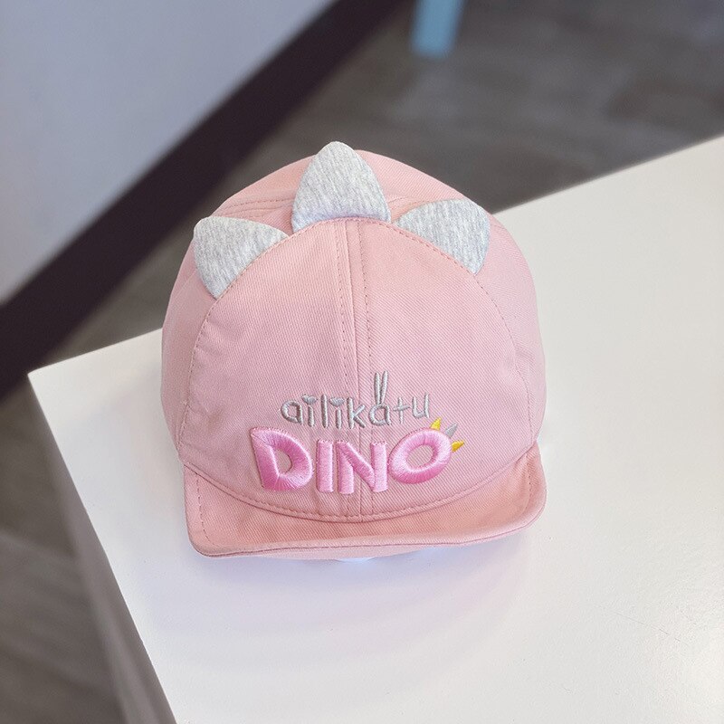 Brief Borduurwerk Baby Hoed Lente Zomer Baby Jongens Meisjes Zon Cap Zomer Outdoor Kids Kinderen Snapback Hat Peuter Cap: pink