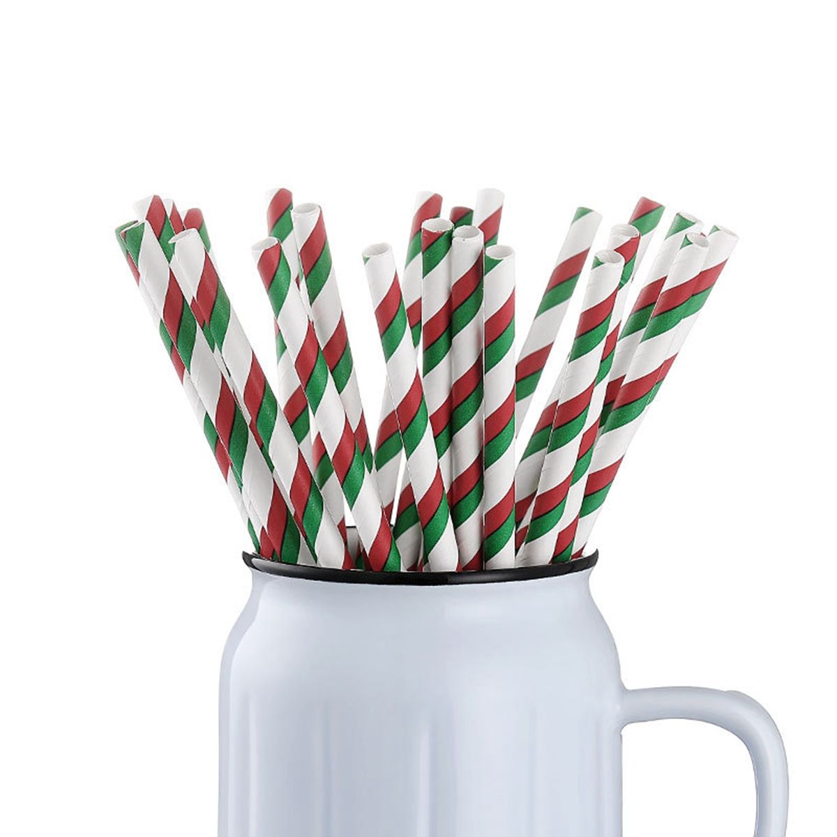 25 Stuks Kerst Papier Rietjes Sneeuwvlok Rietje Vrolijk Kerstfeest Decoraties Voor Bar Thuis Xmas Nieuwjaar Feestartikelen: H