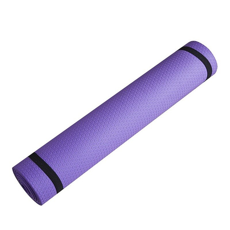 Yoga Mat Anti-Slip Sport Fitness Mat 3Mm Dik Eva Comfort Foam Yoga Mat Voor Oefening, yoga, En Pilates Gymnastiek Mat: 3mm-purple