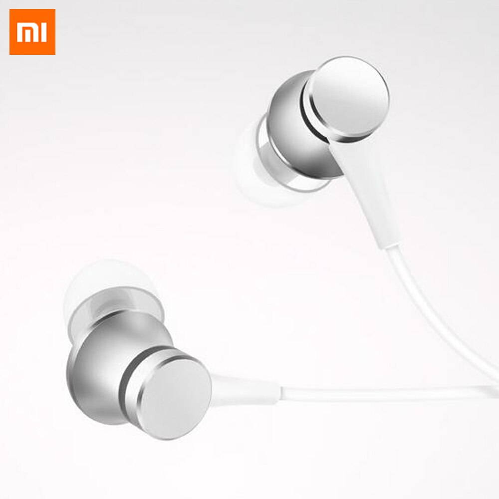 Xiaomi-auriculares internos Piston con micrófono, auriculares 100% originales, versión moderna, auriculares coloridos para teléfono móvil, MP4, MP3 y PC