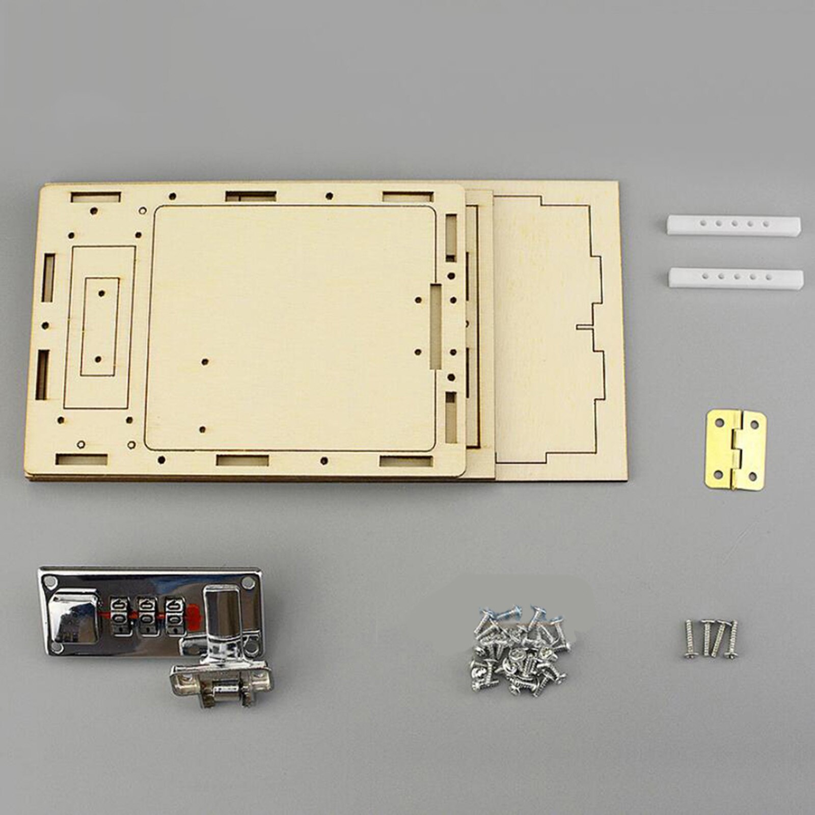 2pc Kinder Gizmo DIY Mechanische Lock-Box Passwort Box Puzzle Spielzeug Bord Spiel