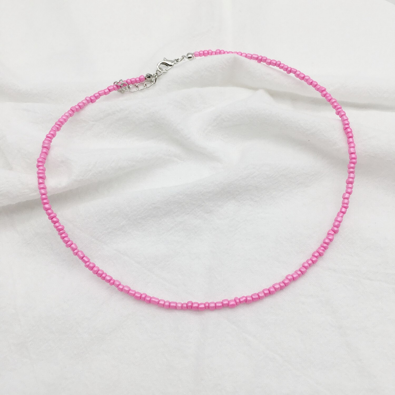 Choker damski 2021 moda 3 mm koraliki Bohemia Beach krótki naszyjnik dla urody kobiety dziewczyny hurtownia naszyjnik: 10