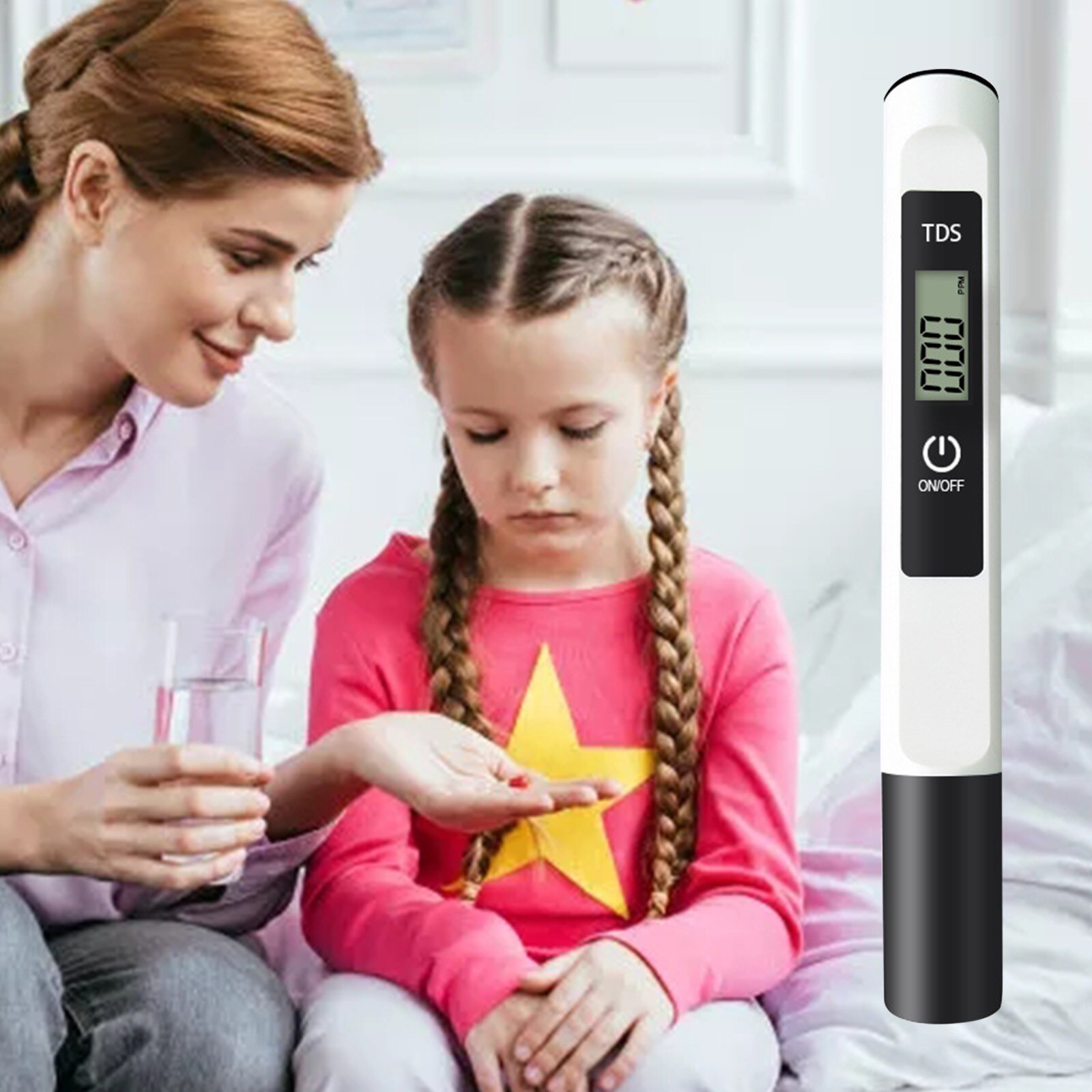 45@ Digital Meter Water Tester In 0-9990 Ppm Measurement Range Ppm Resolution Safe Drinking Water