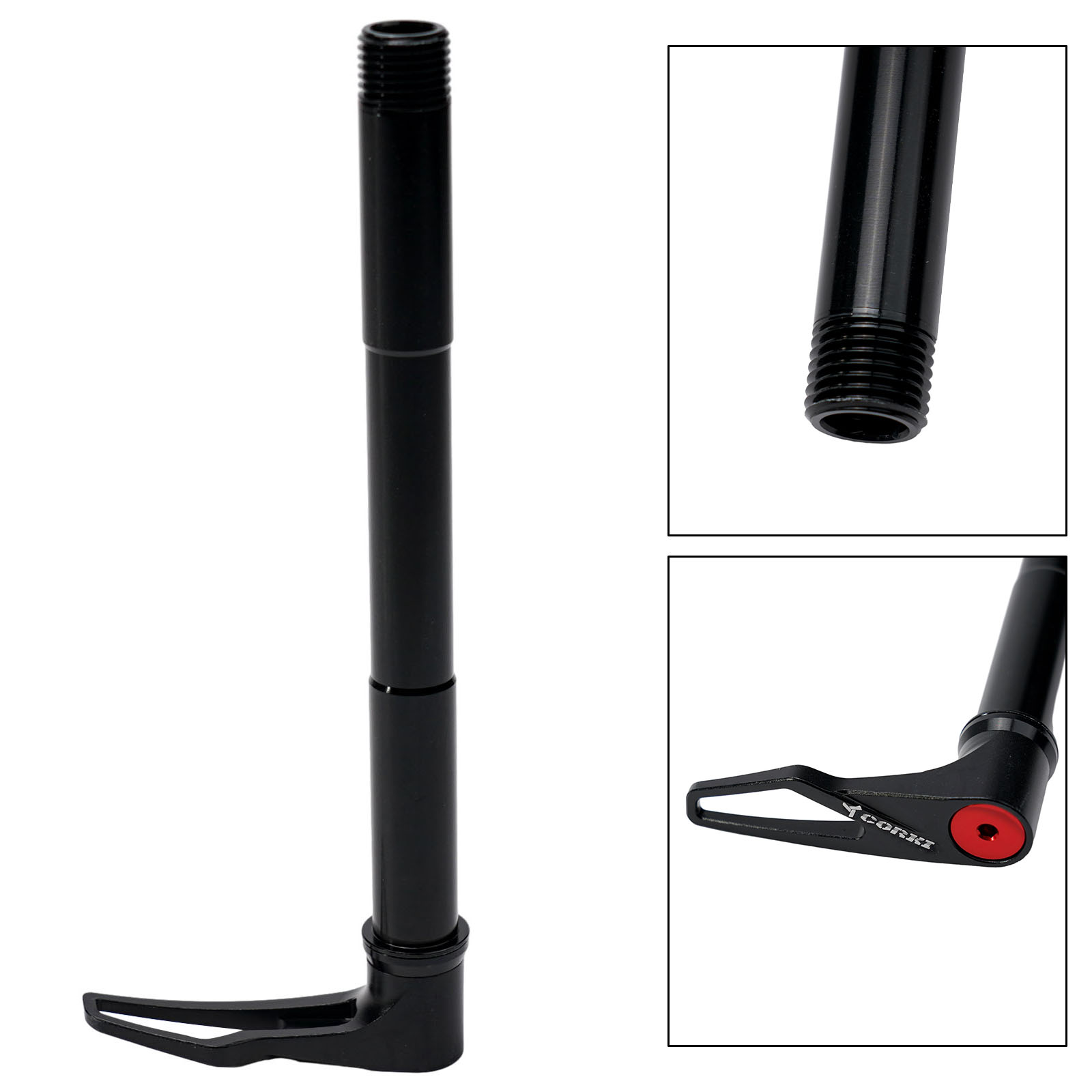 Del genomgående axel mtb svart för rock shox fram ... – Vicedeal