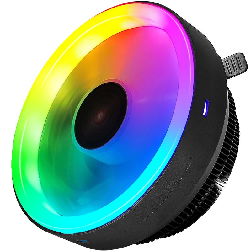 COOLMOON RGB CPU Cooler Heatsink LED 12V For Intel AMD PC Processor Desktop Cooling Radiator 1700 PRM Air Cooling 3 Pin Connect