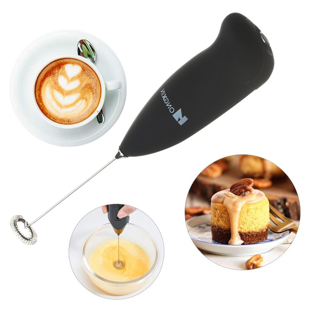 Elektrische Melkopschuimer Handheld Foamer Koffie Maker Eiklopper Cappuccino Stirrer Mini Automatische Blender Keuken Garde Tool