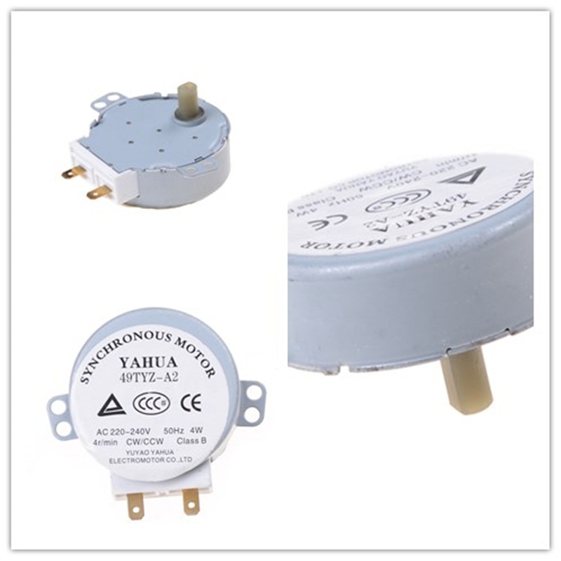 1Pcs Magnetron Draaitafel Synchrone Motor 4W Ac 220-240V 4 Rpm Cw/Ccw