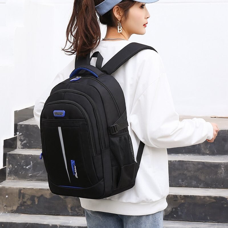 Nylon Bagpack Große Kapazität Frauen Laptop Rucksack Reflektierende Lässig Reise Rucksäcke