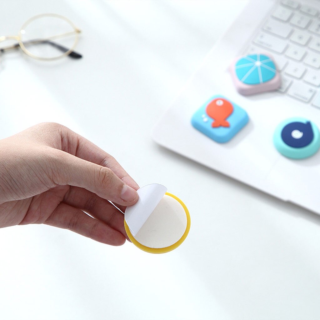 cute Cartoon crash pad door crash pads Silicone Mat Wall Door Back Crash Pad Mute Cushion Crash Pad for door#1021y25