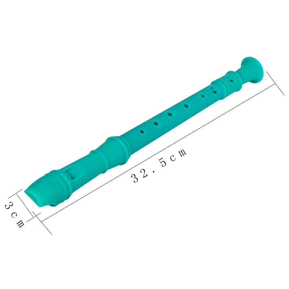 C Schlüssel Sopran Recorder ABS Sopran Diskant Recorder Klarinette 8 Löcher Deutsch Stil mit Grifftabelle Reinigung Stock für freundlicher