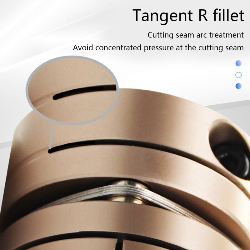 Flexible Coupler High Precision Screw Servo Motor Coupler Connect Accessory Connecting Shafts Flexible Coupler M4YD