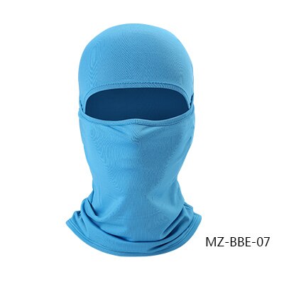 HEROBIKER-pasamontañas de LICRA para motociclista, máscara de Moto, Viso, Antivento, transpirable, Nuova: Blue-MZ-BBE-07