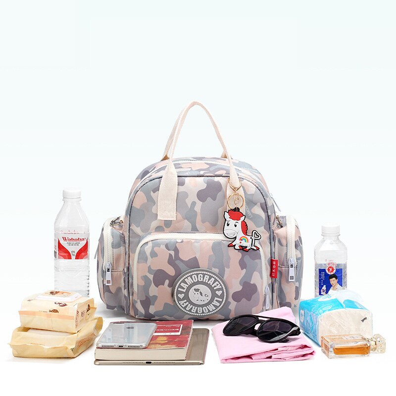 Baby Diaper Bag Large Capacity Mommy Backpacks Waterproof Baby Small Nursing Bags Nappy Bag Backpack