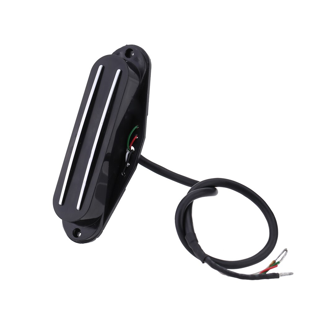 Lightweight and Dual Rail Single Coil Humbucker Pickup 4 Wire for Electric Guitar