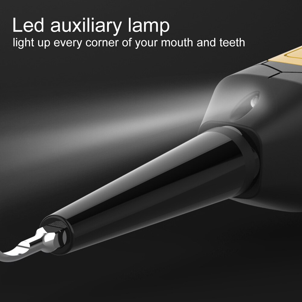 3 Modes High Frequency Vibration Tooth Cleaner Electric Ultrasonic Dental Scaler Waterproof Whiten Teeth Tool