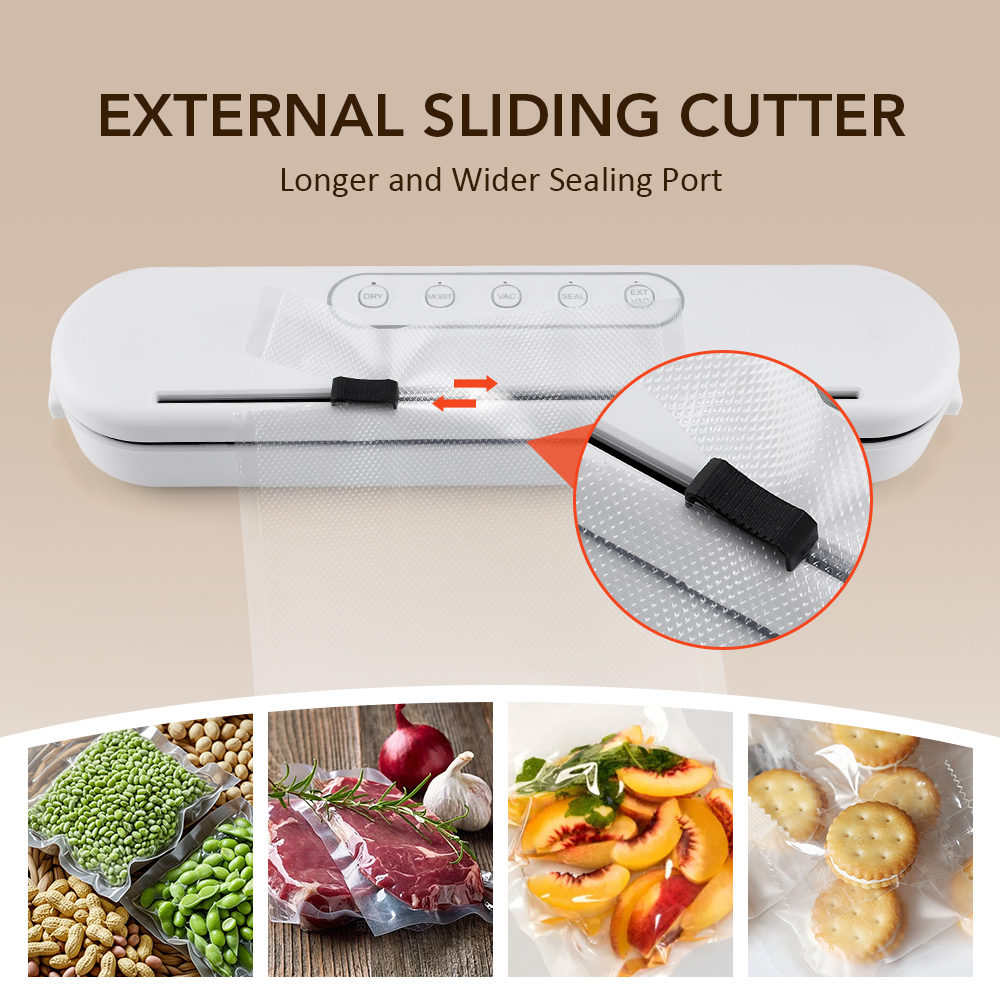 Vacuum Sealer Machine Dry Moist Vacuum Sealer Machine with Bag Storage Air Sealer Machine for Food Storage and with Starter Kit