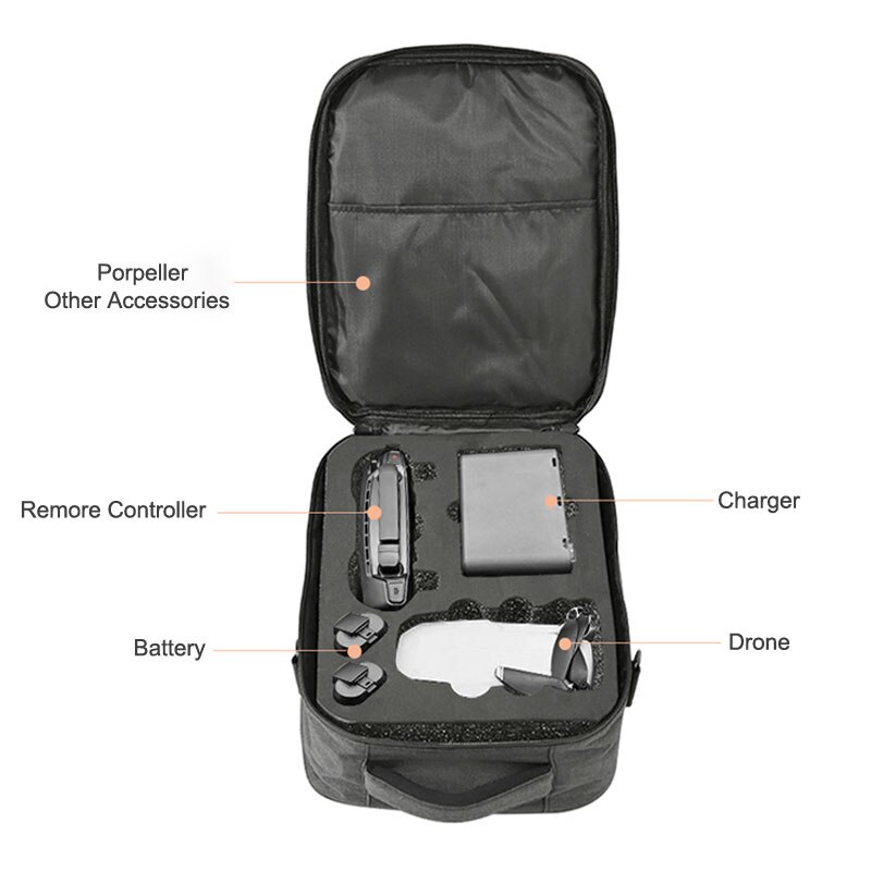 Portable Storage Bag Travel Case Carring Shoulder Bag For DJI MAVIC MINI Drone Handheld Carrying Case Bag Waterproof Case