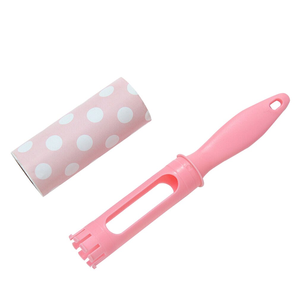 Mini Clothes sticky hair Portable Cleaning Device Clothes Coat Sticky Lint Roller Dust Cleaner Tear-out Sticky Paper Roller