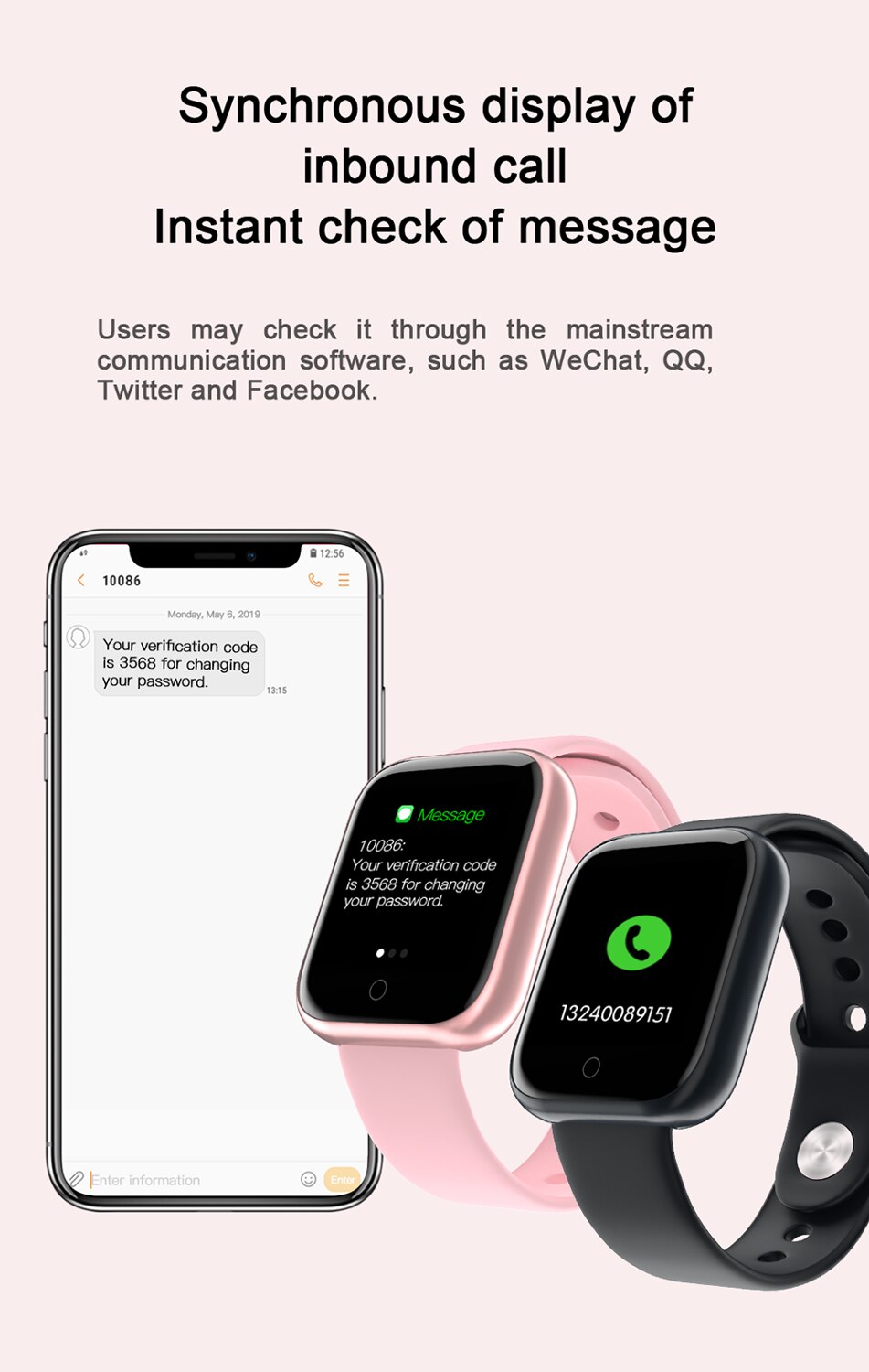 T80 montre intelligente femmes hommes sport Ip68 étanche activité Fitness Tracker fréquence cardiaque bord Smartwatch pour Android iOS B57