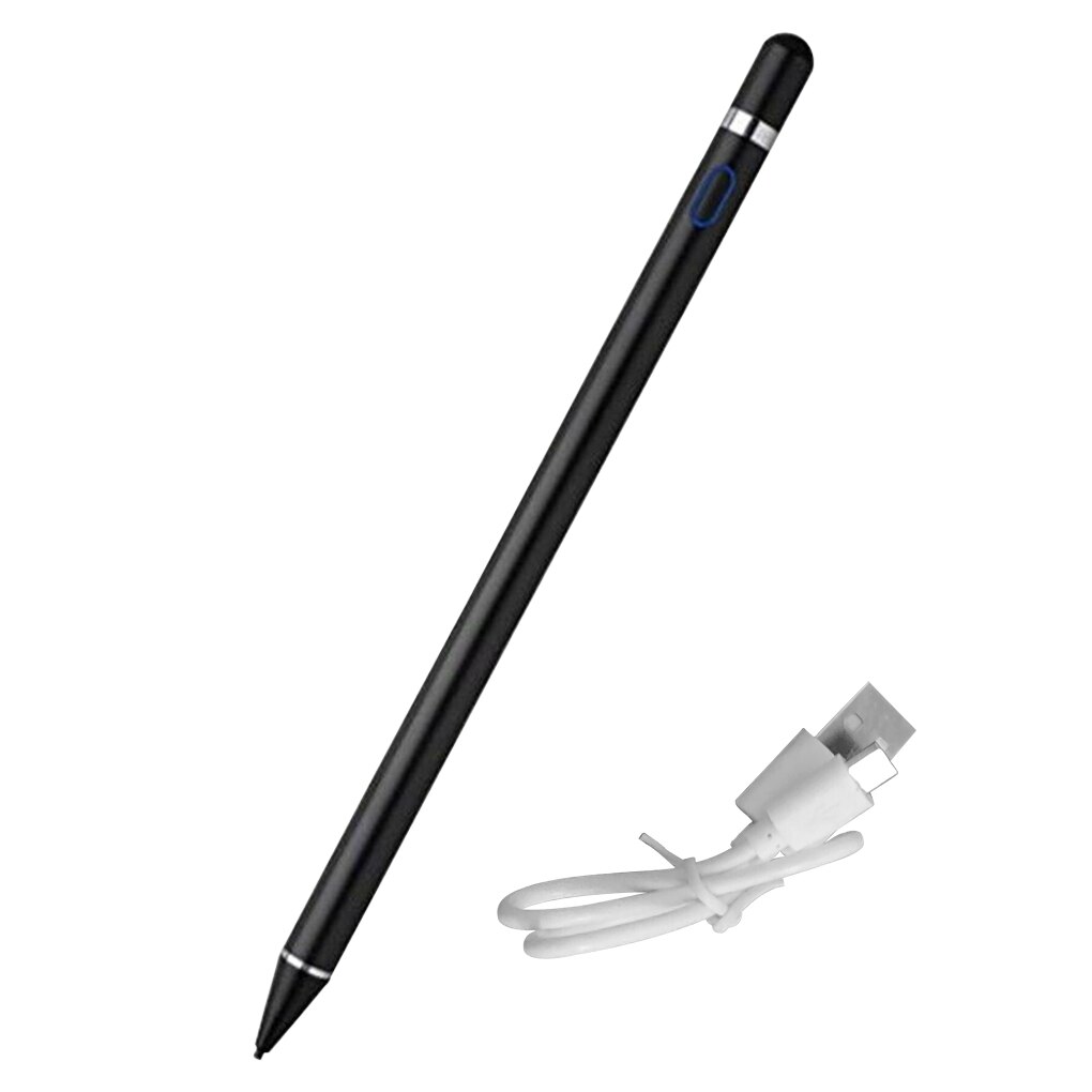 Active Stylus Pen Capacitive Touch Screen Pencil For Samsung Xiaomi HUAWEI iPad Tablet Phones For iOS Android Pencil Drawing: black
