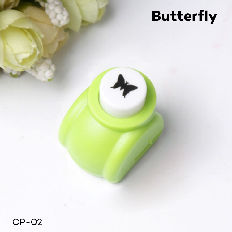 Mini bilden Handwerk schlagen Zubehör Kleine Präge Maschine Blumen Sammelalbum DIY Locher Scrapbooking Werkzeuge: Schmetterling
