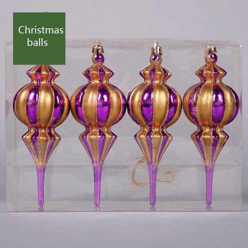 Gouden Water Kerst Bal Creatieve Gadgets Plastic Pailletten Ornamenten Nieuwjaar Hanger Etalage Decoraties