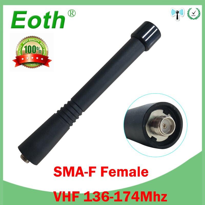 Sma-f hun vhf 136-174 mhz walkie talkie antenne til bil feltbygning opkald kompatibel radioantenne tilbehør antenne antenne
