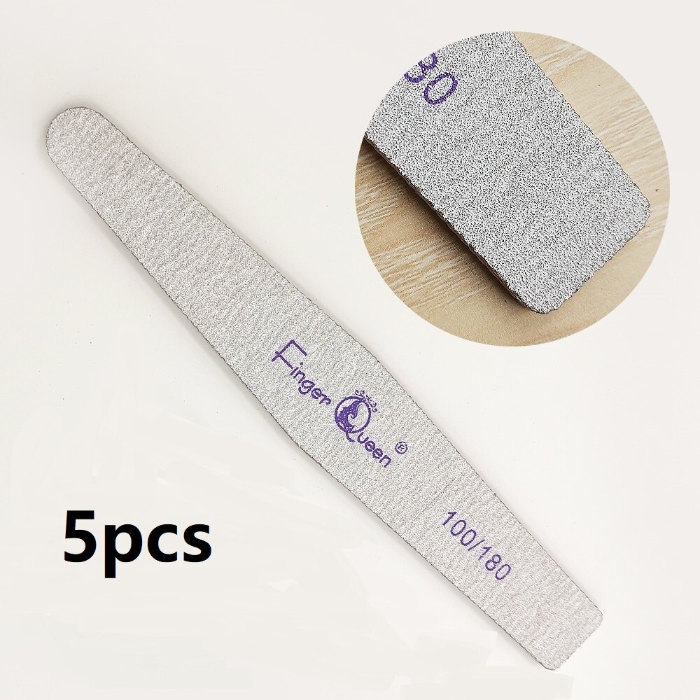 5 Kinds of Shapes Nail Art Nail File Sanding Buffer Files Salon Manicure Tool Salon Manicure Use Tool FA002: 4-5PCS