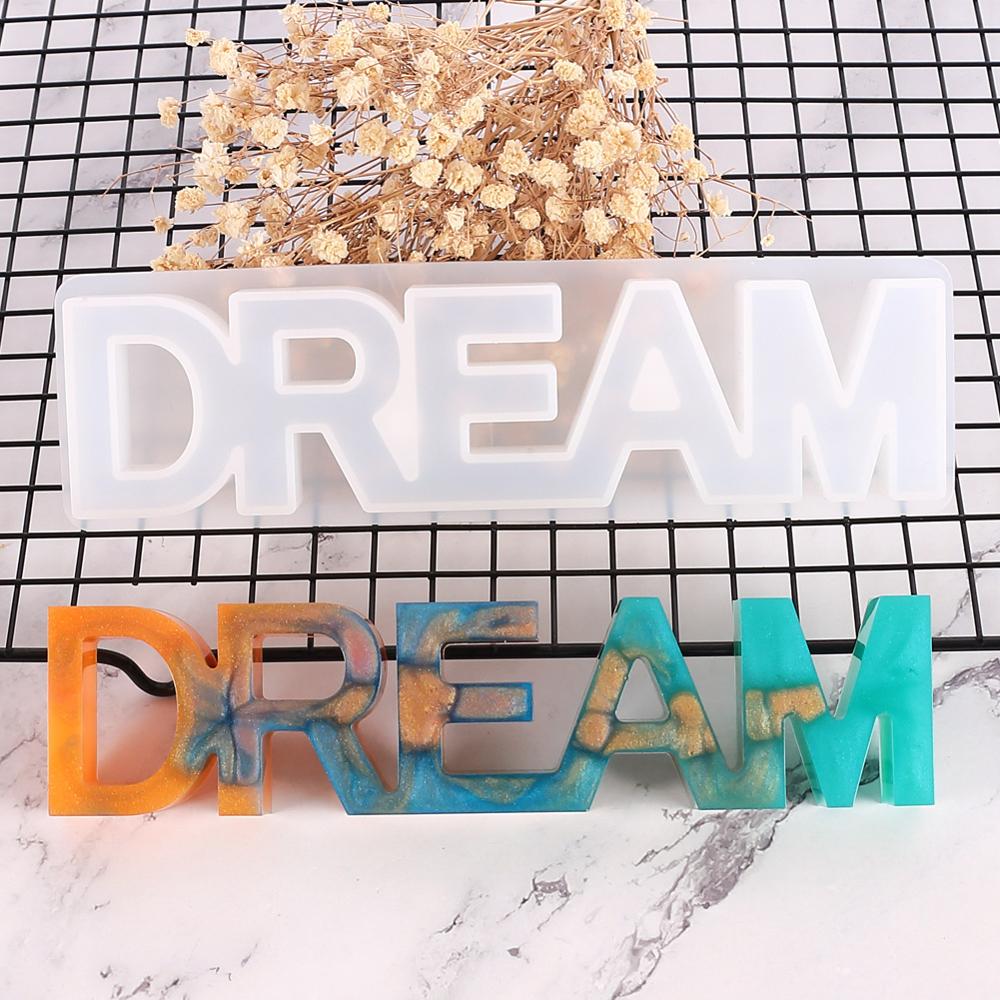 "LOVE HOME " 26 "A-Z" Letter DIY Crystal Epoxy Resin Mold For Resin Decorative Craft DIY Dice Mold Epoxy Resin Molds For Jewelry