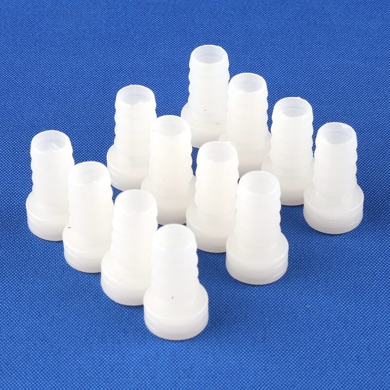 5~100pcs 10mm Aeration Pipe Barbed Connectors Breeding Equipment Aeration Tube Fitting Garden Irrigation Hose End Plug