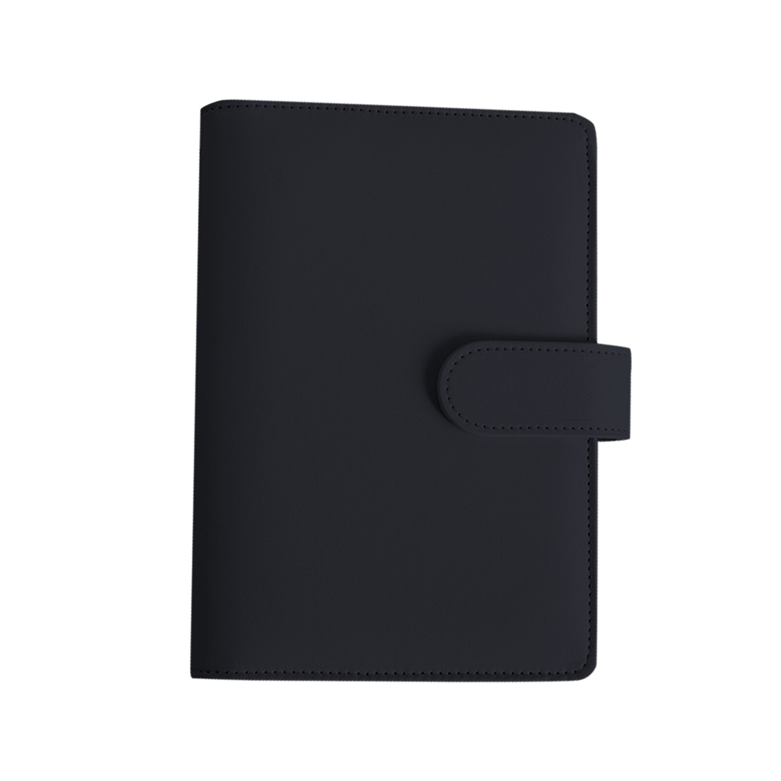PU pelle Macaron A6 copertina per Notebook Budget raccoglitore ufficio scuola Agenda settimanale personale Agenda organizzatore: black