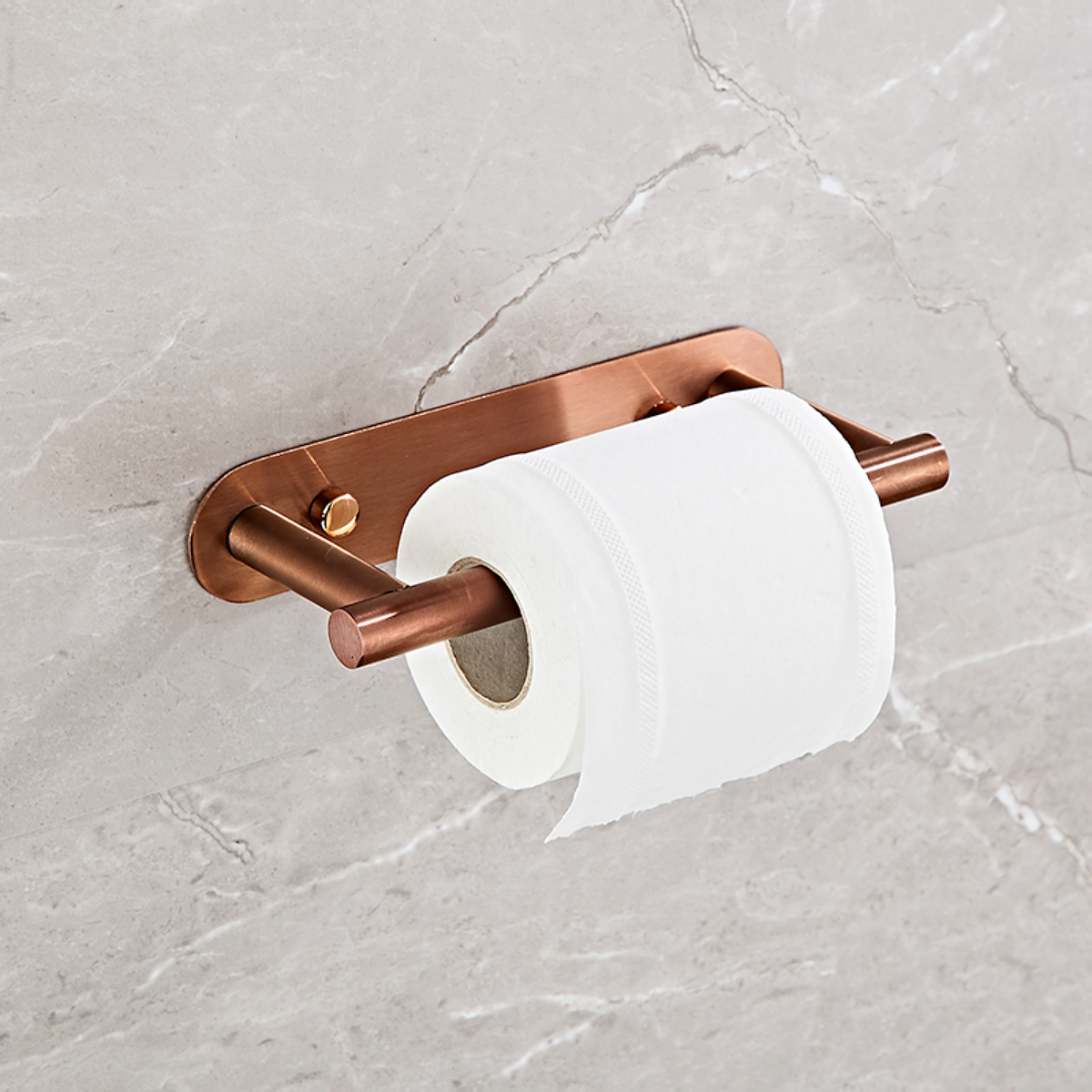 304 toiletpapirholdere i rustfrit stål kan være uden huller, med skruer, drejelig toiletpapirholder, vægmonteret toiletrulle: Gul
