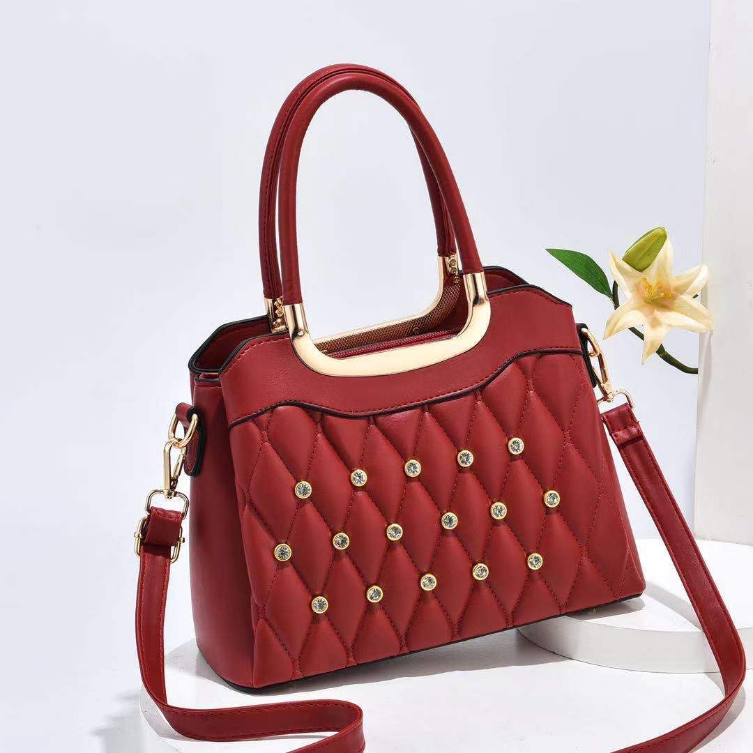 The ms in Europe and the portable single shoulder bag bag: Blue