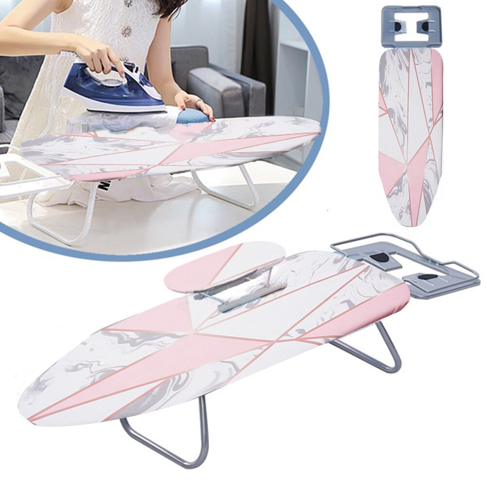 Marble Print Ironing Board Cover Protective Insulation Ironing Mat Non-Slip Thickened Ironing Cloth Guard Pressing Pad Washable