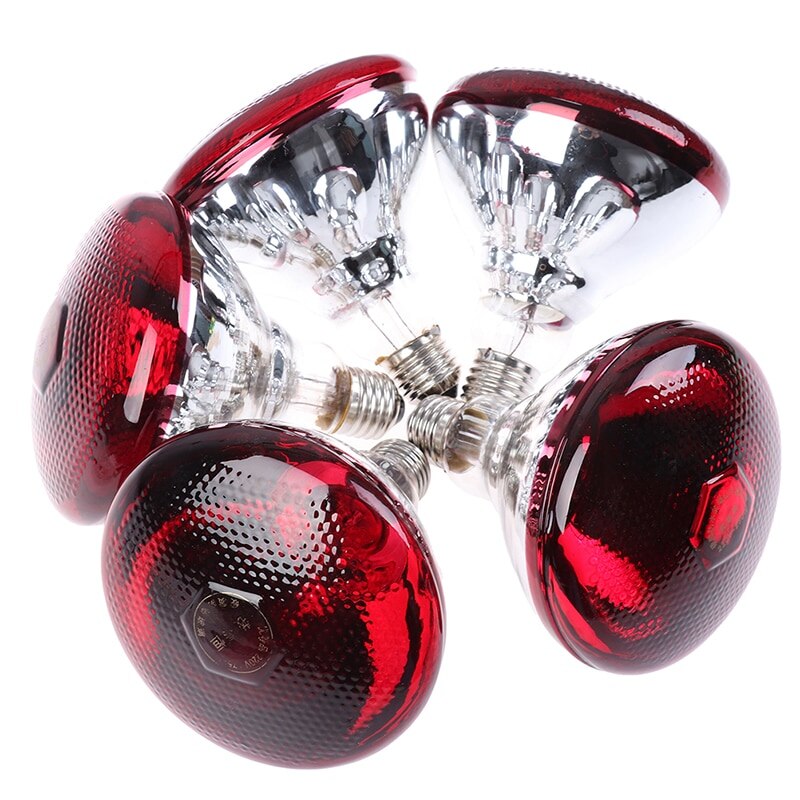 220V 100/150/200/250W/275W Thermal Lamp Smart Infrared LED Light Pet Brooder Hatch Chicken Piggy Dog Cat