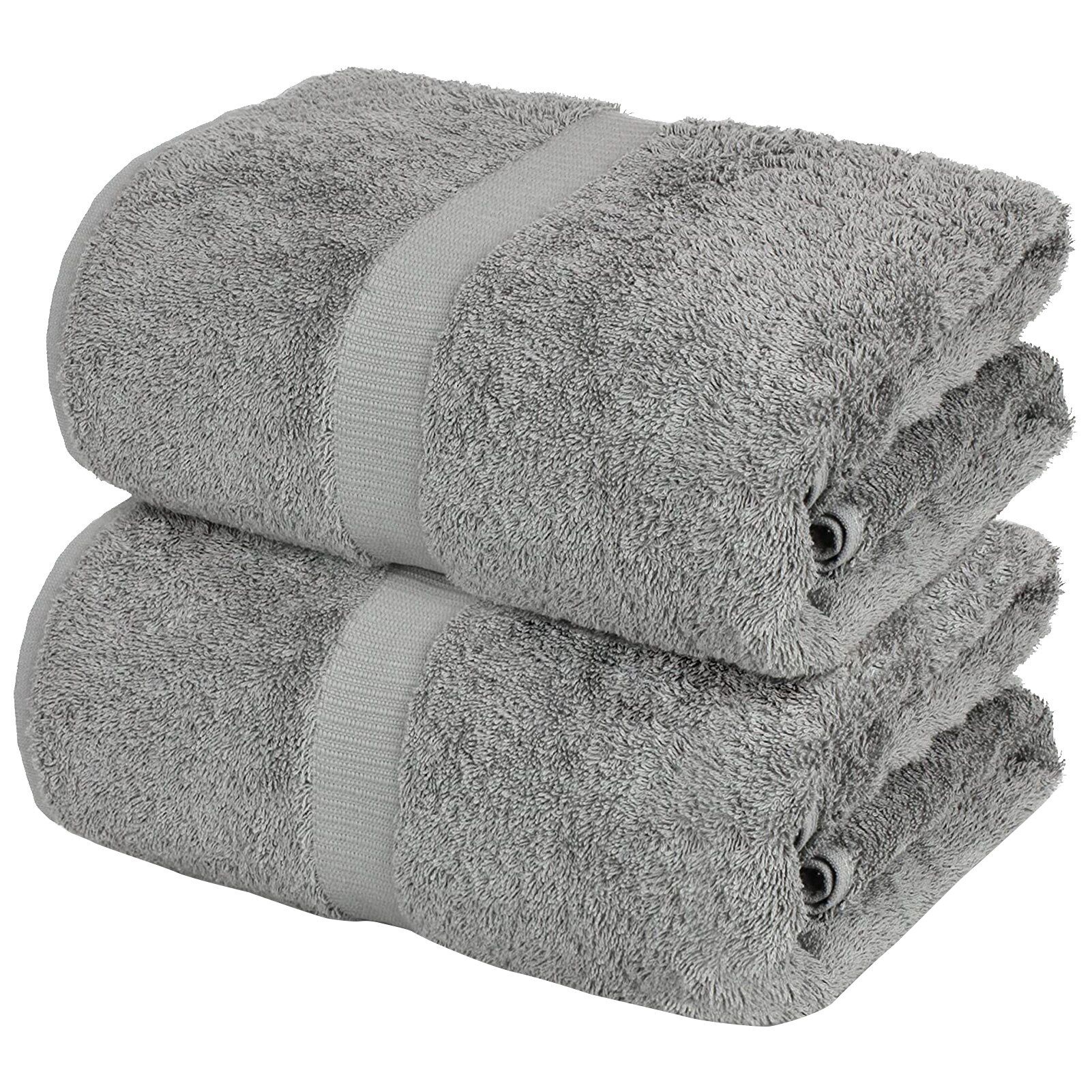 2 pièces coton serviettes de bain épais doux respectueux de la peau serviettes absorbantes doux et confortable 100% coton serviettes sûr et