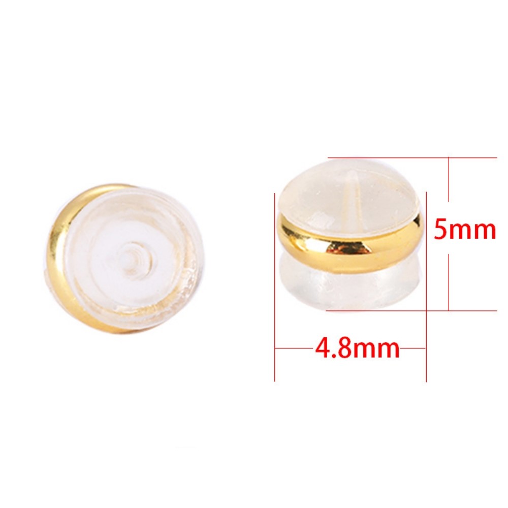 10/30/50 Stuks Hamburger Vorm Zachte Siliconen Oor Terug Stoppers Stekkers Voor Diy Oorbel Sieraden Maken Accessoires bevindingen Deco Onderdelen