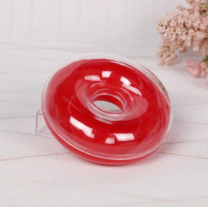 6 stk plastik donut slik baby shower plastik kasser bryllup baby fuldmåne fest slik snacks favor boks: 3