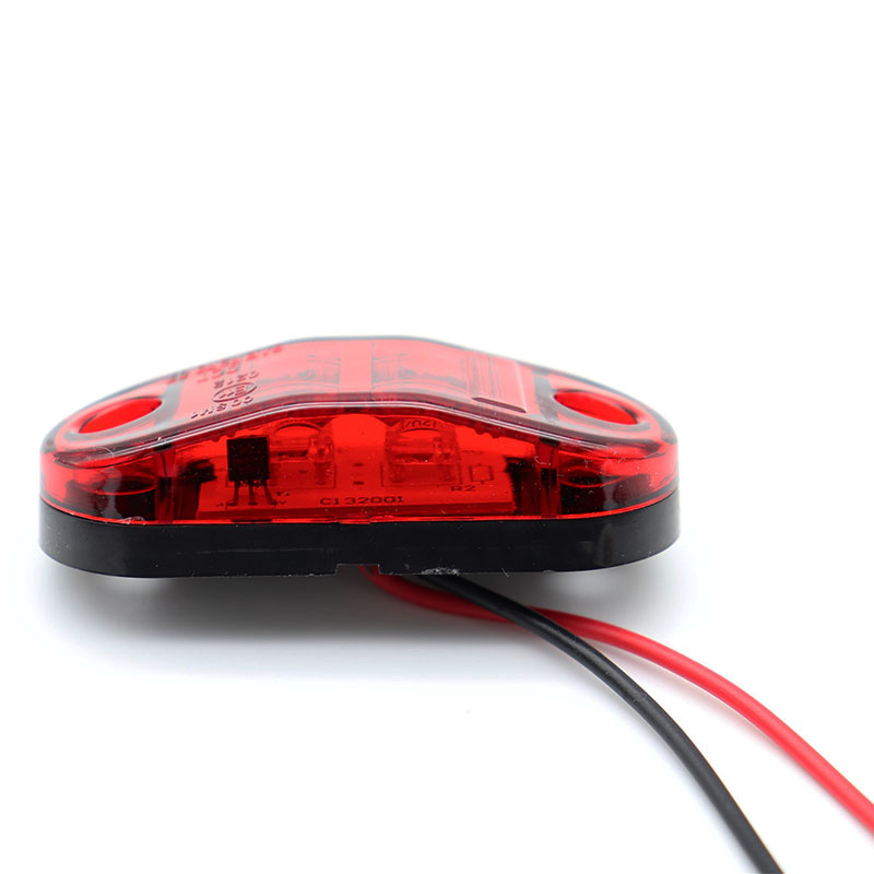 10pcs 12V 24V LED Side Marker Lights trailer External Lights Car Auto Truck Lorry camion Red Lamps accessories caravan