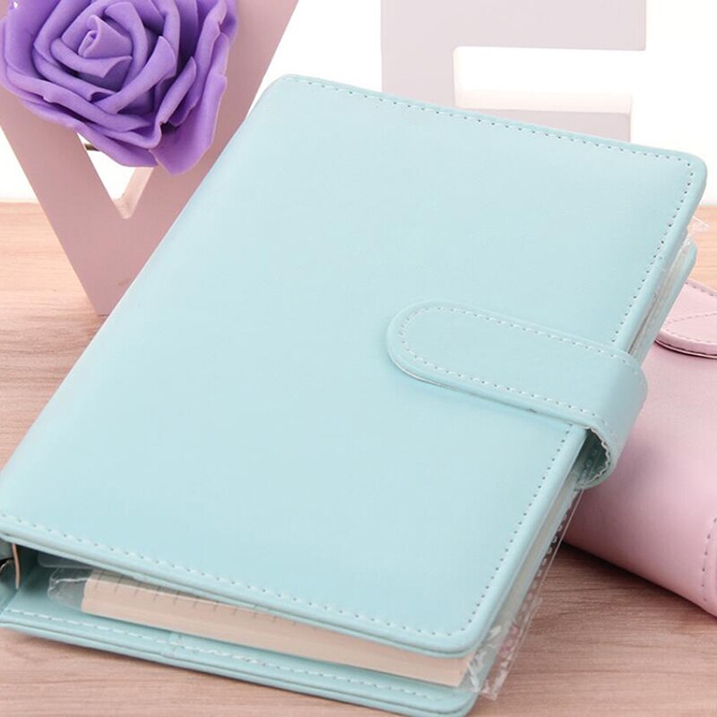 A6 Spiral Notebook Original Office Person Binder Weekly planner/agenda Organizer Cute Ring Diary Leather Cover Case