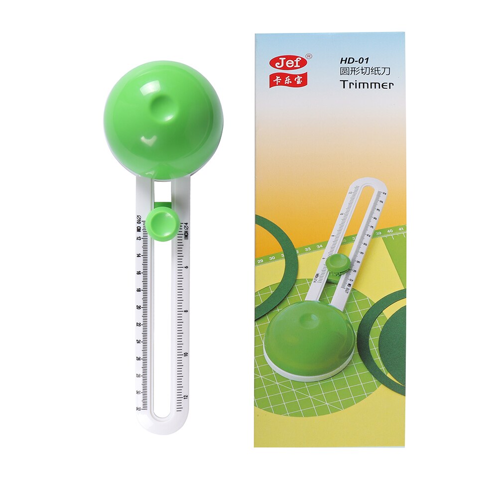Circular Paper Cutter Portable Round Cutting Knife Model Practical Patchwork Disc Knife Round Paper Clip Card Cutting Machine: Default Title