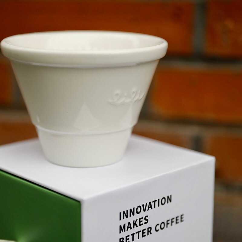 Lili Keramische Koffie Druppelaar 2-4 Cups Giet Over Koffiezetapparaat Koffiefilter Cup Hand Drip Herbruikbare Filters Meer delicate Complex