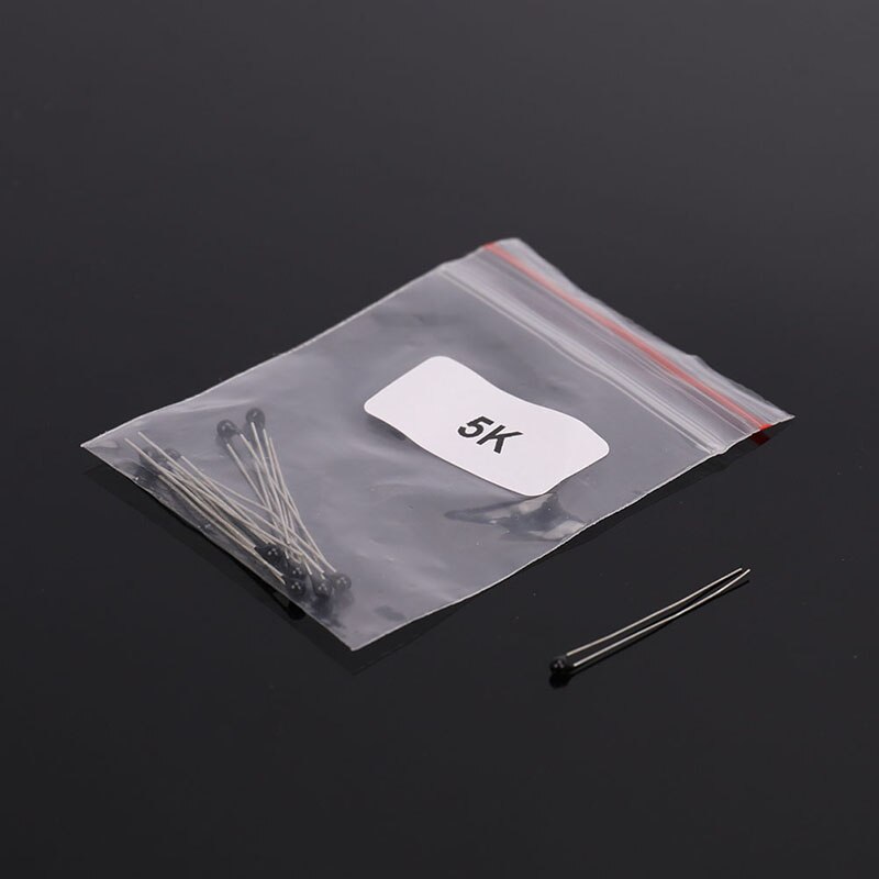 100pcs=10value*10pcs NTC Thermistor Resistor Kit 1K 2K 3K 4.7K 5K 10K 20K 47K 50K