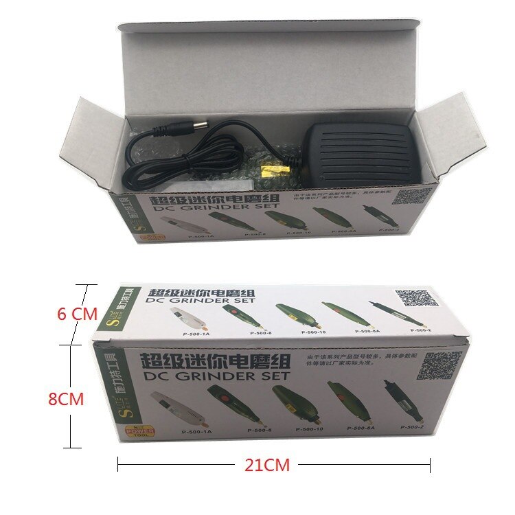 Mini electric grinder DIY engraving electric drill P500-10 sets of decorations making power tools micro polishing electric grind