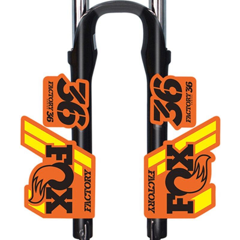 Fox float factory-36 pegatinas de horquilla para bicicleta de montaña, calcomanías para horquilla delantera,