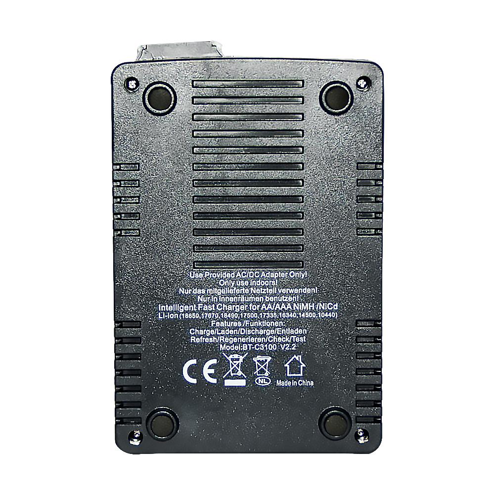 Opus BT-C3100 V2.2 Universal Smart Acculader Digitale Intelligente Lcd-scherm 4 Slots Aa/Aaa Oplaadbare Batterij Oplader