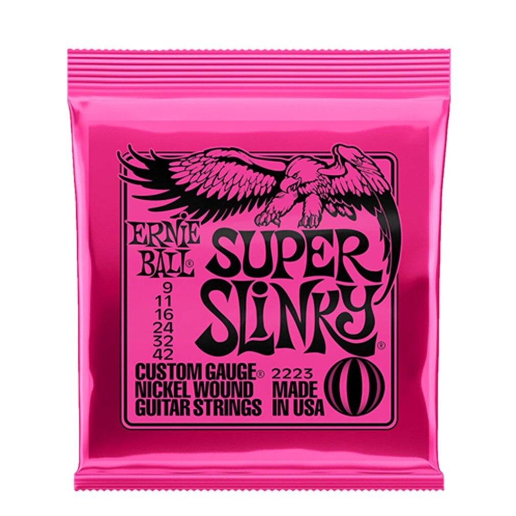 Ernie Ball struny do gitary elektrycznej graj w prawdziwe Heavy Metal Rock 2220 2221 2222 2223 2225 2003 2004 2006 gitara akcesoria: One 1pc 2223