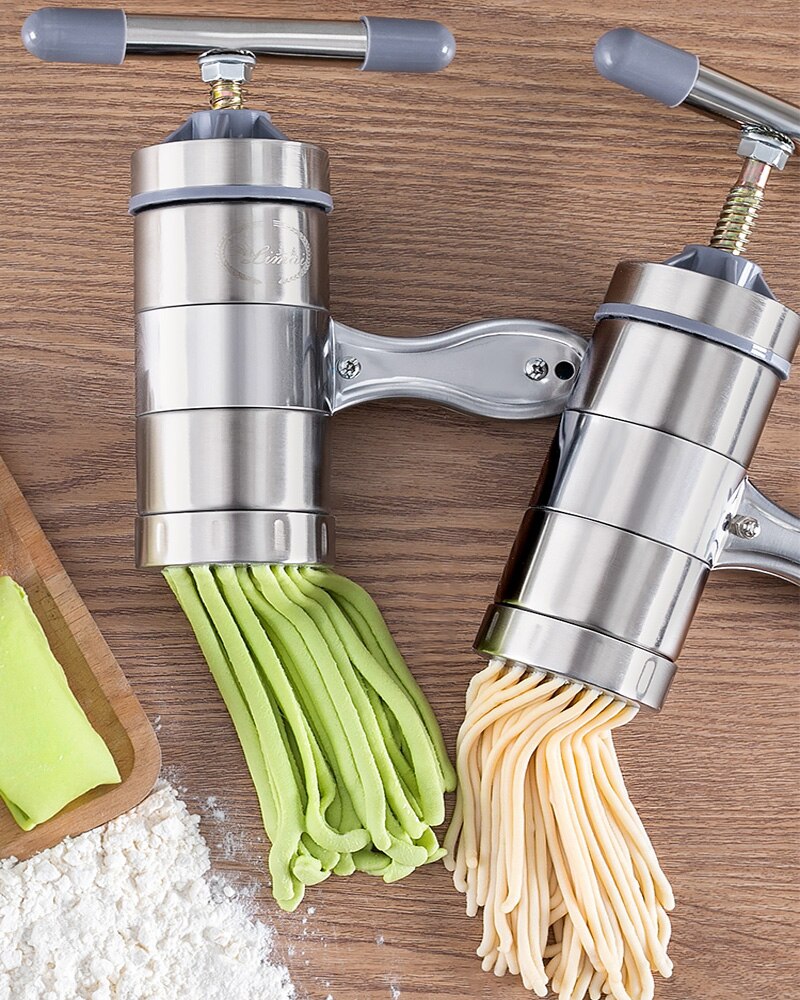 Manual Stainless Steel Noodle Maker Press Pasta Machine Spaghetti Pasta Machine Kitchen Tools