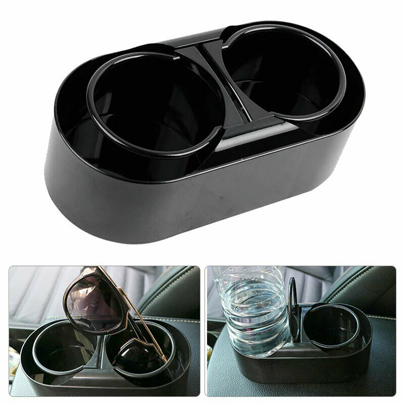 Portabicchieri pieghevole regolabile per barca marino macchina RV camion SUV furgone plastica colore nero