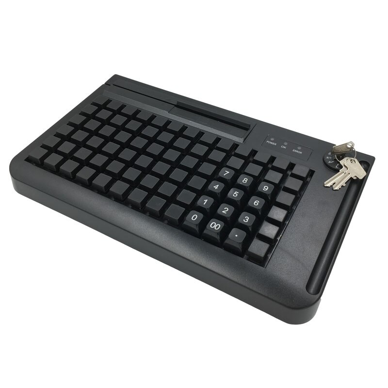KB78 POS USB Programmable Keyboard With MSR Optional 50/60/76/78 Keys